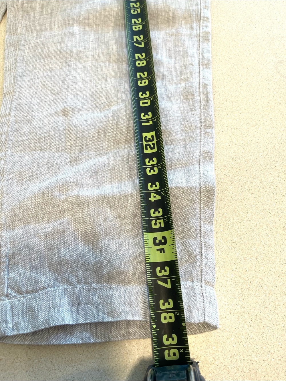 J. Jill Light Gray Linen-Blend Chinos - Picture 5 of 5